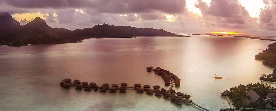 Sunset over paradise - Four Seasons Resort Bora Bora