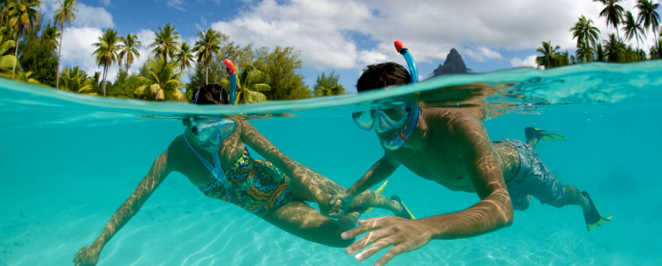 Snorkelling Intercontinental Bora Bora 