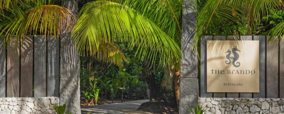 Entrance - The Brando Private Island