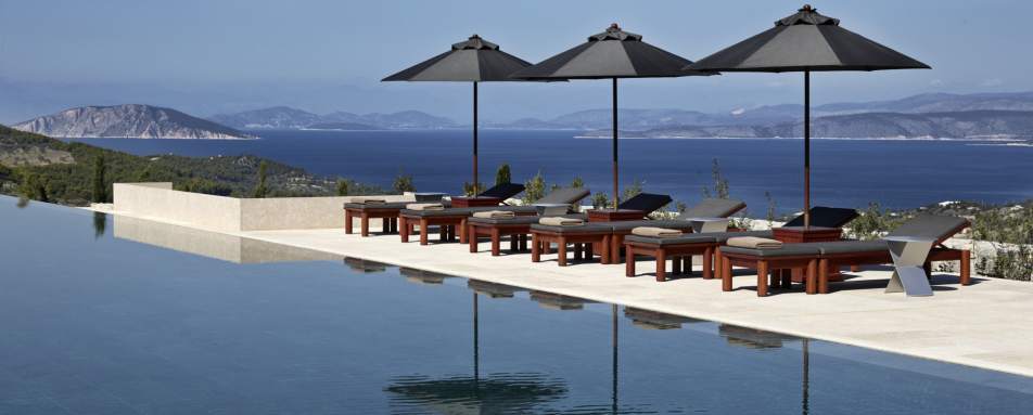 Pool loungers - Amanzoe