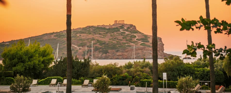 Beach Front by sunset 