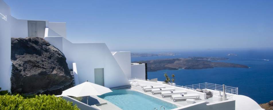 Villa private pool - Grace Santorini 