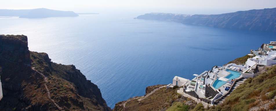 Aerial view - Grace Santorini 