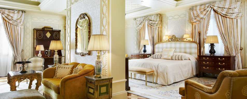 Royal Suite bedroom - Hotel Grande Bretagne