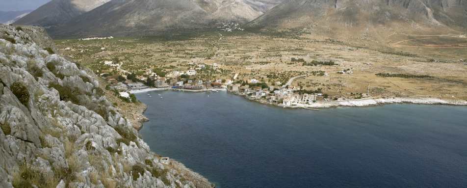 Gerolimenas aerial view - Kyrimai Hotel