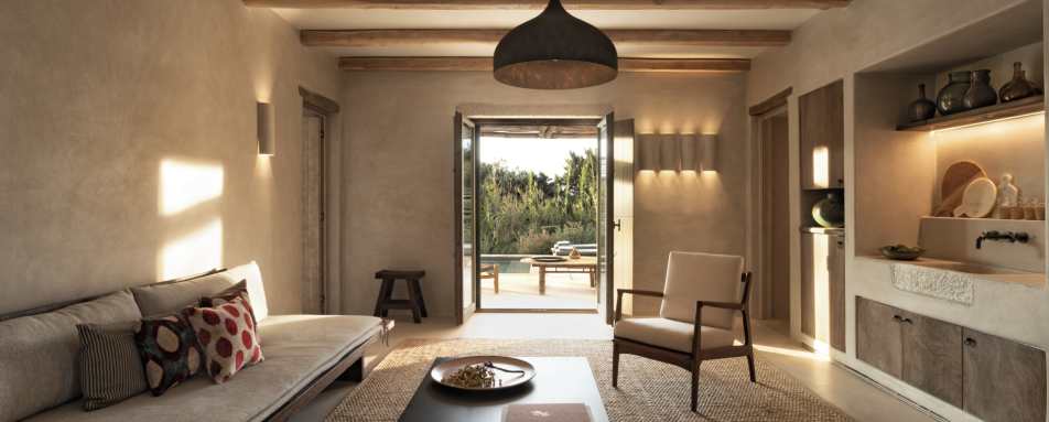 Garden View Villa living room 