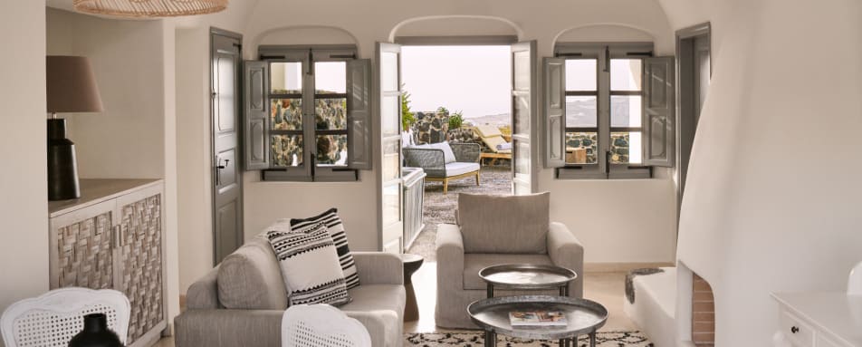 Olympian Villa living room 