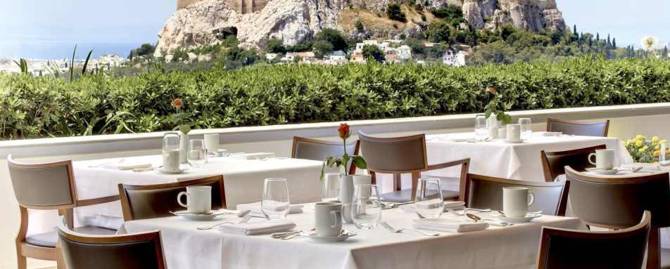 View from the Hotel Grande Bretagne - Athens and the Ionian