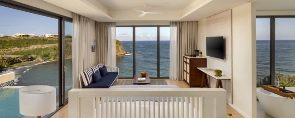 Panorama Ocean View Pool Suite Bedroom 