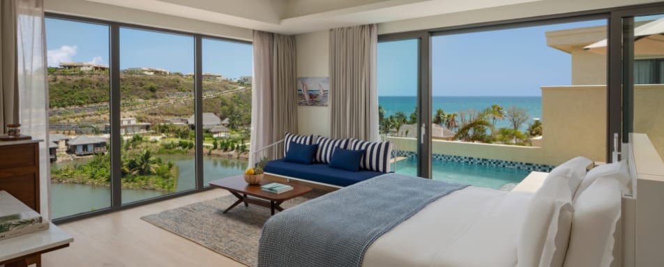 Ocean View Pool Suite Bedroom 