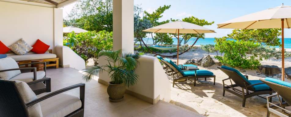 Saffron Beach Suite patio 