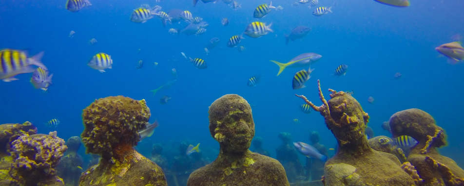 Underwater sculpture park, Grenada