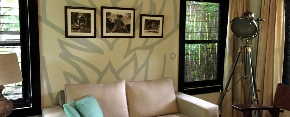 Jungle Lodge Seating Area  