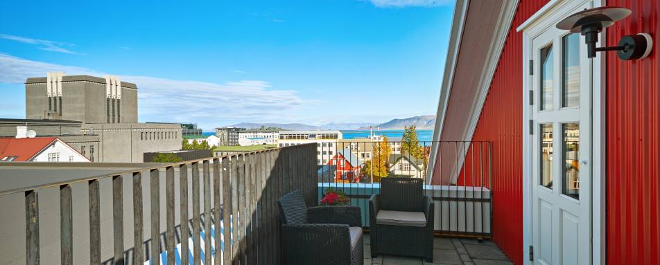Loft Suite balcony - Canopy by Hilton Reykjavik