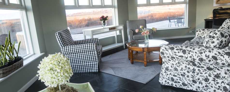 Living room view - Hotel Grimsborgir