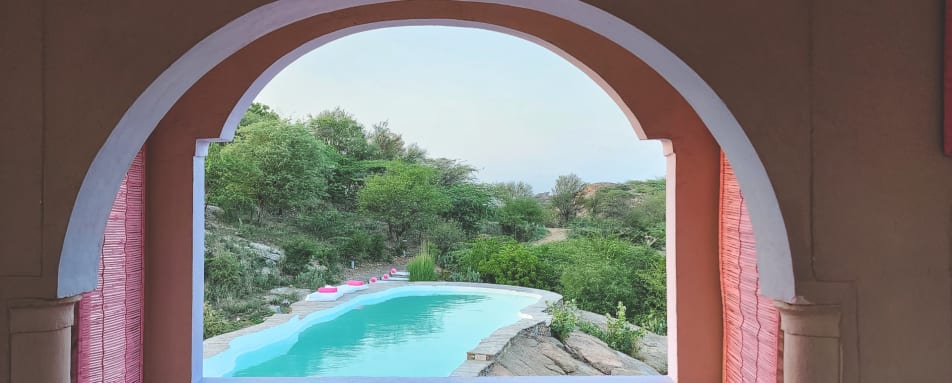 Rock pool view - Brij Lakshman Sagar 