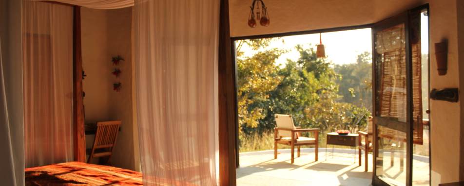 Cottage Interior - Flame of the Forest