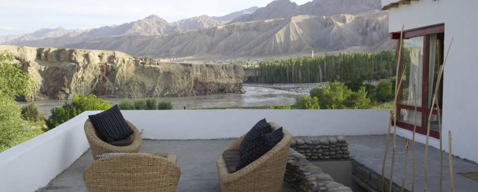 Views from Indus Village House - Shakti Ladakh Village Houses