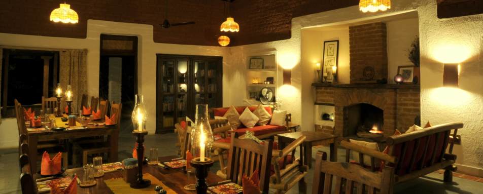 Main House Interior - Shergarh Tented Camp