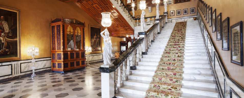 Staircase - Taj Falaknuma Palace