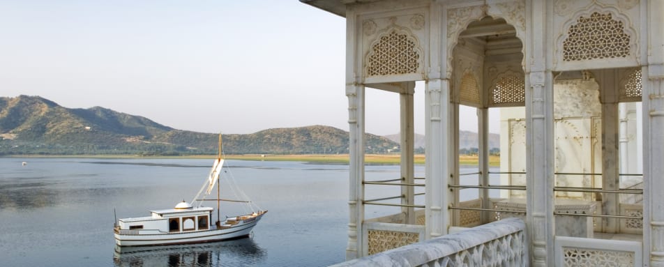 View from hotel - Taj Lake Palace 