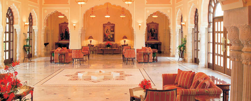 Palace Lobby - Taj Rambagh Palace