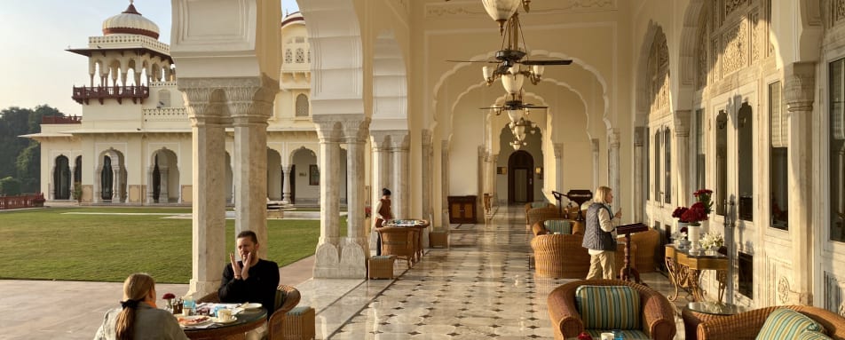 Breakfast Area - Rambagh Palace 