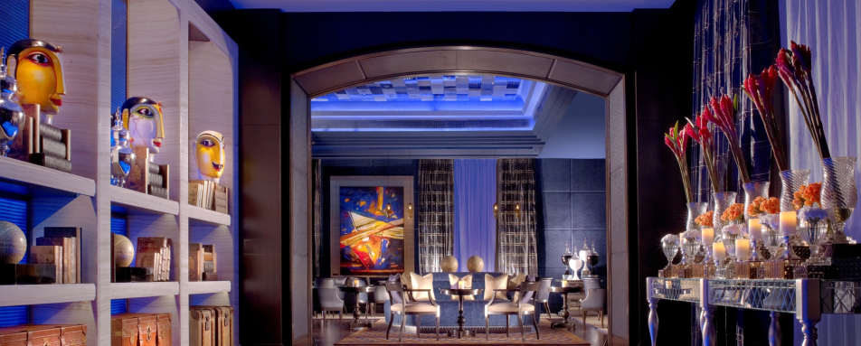 Library Bar Entrance - The Leela Palace Chennai