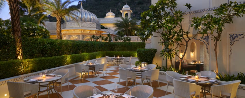 Outdoor Dining - The Leela Palace Jaipur  