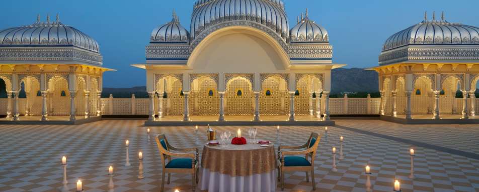 Private Dining Set Up - The Leela Palace Jaipur  