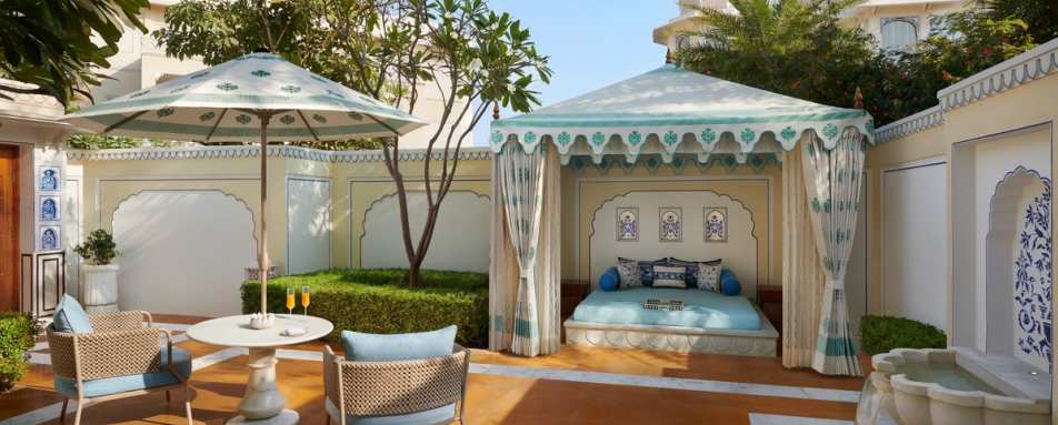 Royal Villa Courtyard - The Leela Palace Jaipur  