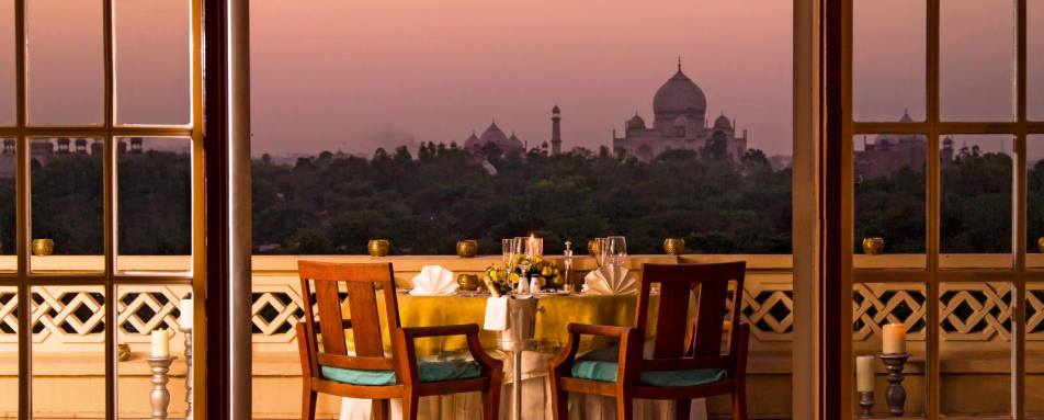 Private Dining in room Balcony - The Oberoi Amarvilas