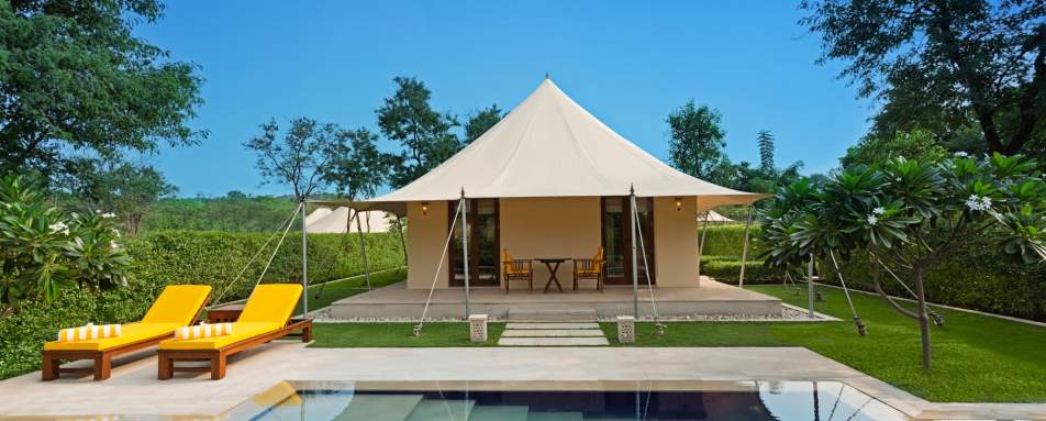 Royal tent exterior - The Oberoi Sukhvilas Resort & Spa