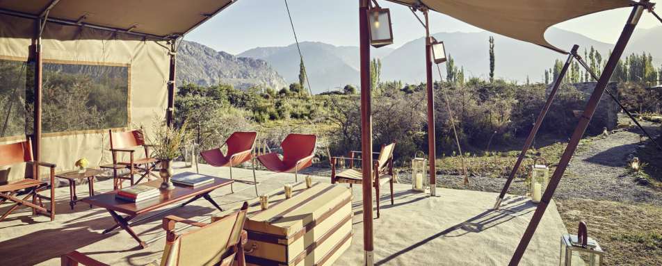 Reception Tent - Diskit, Nubra Valley