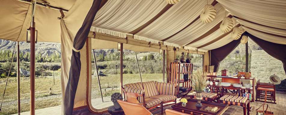 Reception Tent - Diskit, Nubra Valley