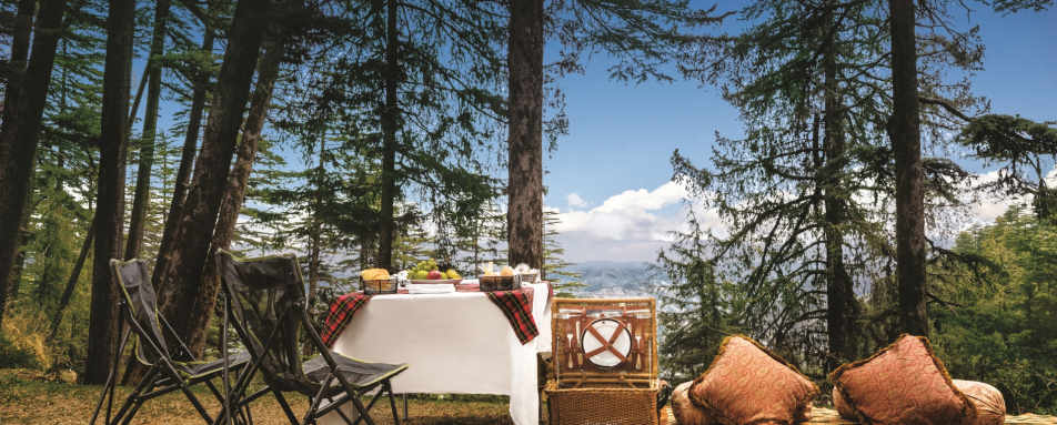 Picnic at the Peak - Wildflower Hall, Shimla in the Himalayas an Oberoi Resort