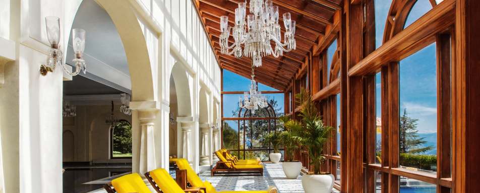 Sun Deck Area - Wildflower Hall, Shimla in the Himalayas an Oberoi Resort