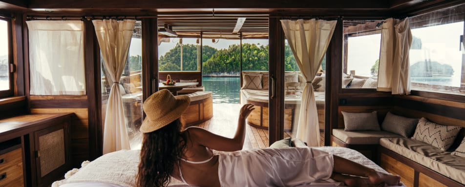 Bedroom and Deck View 