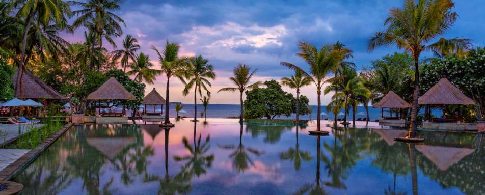 Infinity Pool at Sunset 