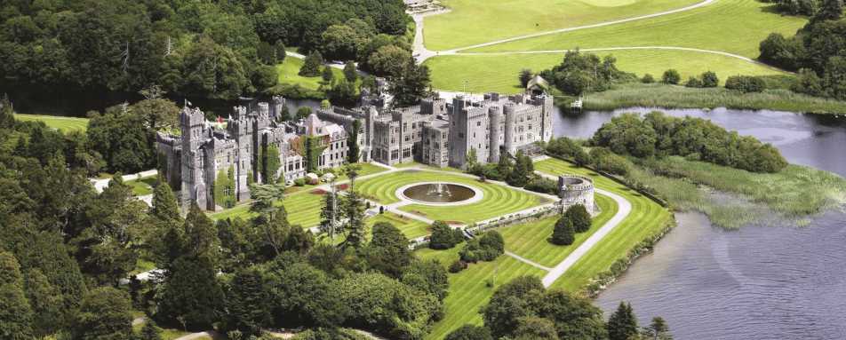 Aerial view - Ashford Castle 
