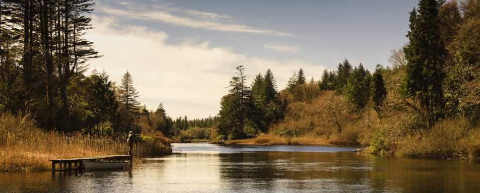 Fishing on the river - Ballynahinch Castle