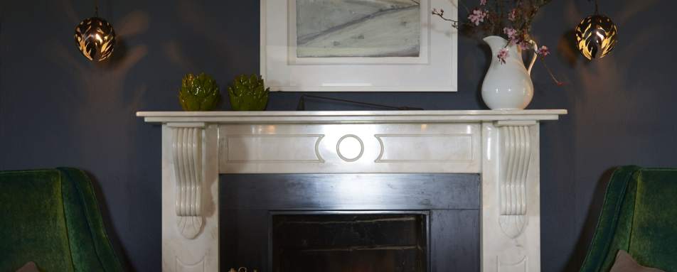 Fireplace - Gregans Castle Hotel