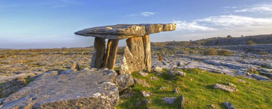 Neolithic dolmen on the Burren - Classic Ireland