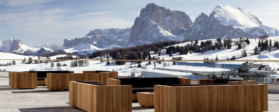 Outside seating area 