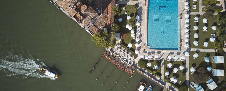 Pool aerial view - Belmond Hotel Cipriani