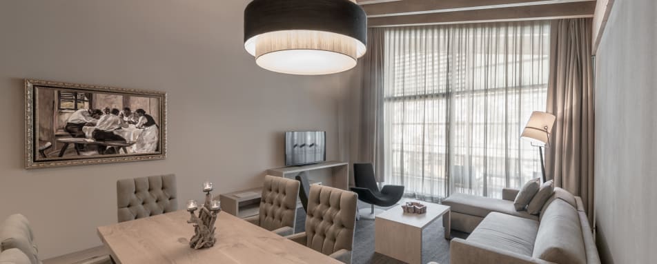 Chalet Attico Suite - living room 