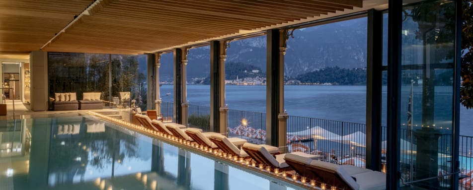 Infinity Pool by night 