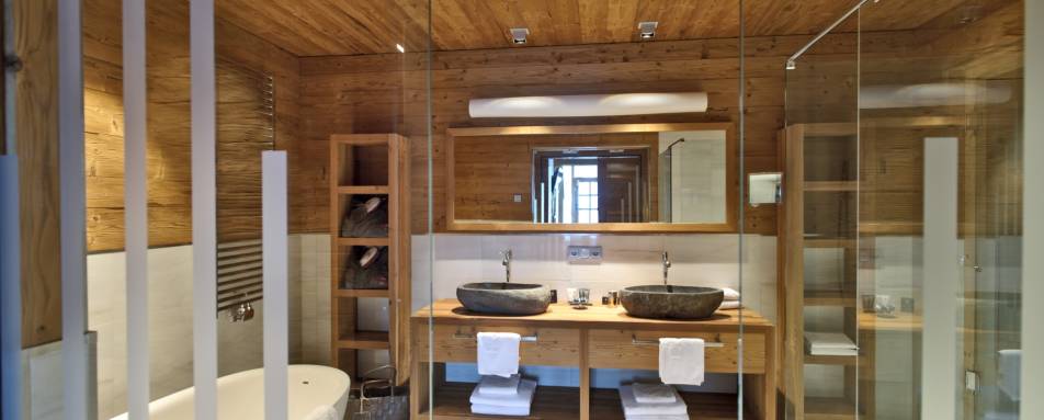 Chalet Gran Tera Bathroom -  Hotel Fanes