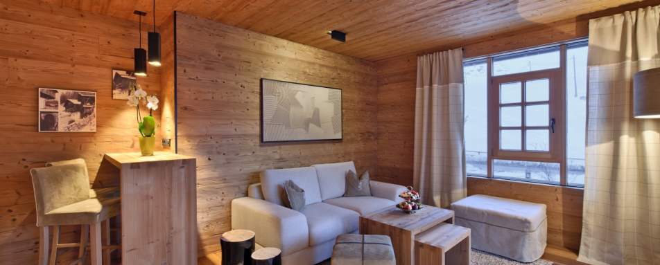 Chalet Gran Cil Living Area -  Hotel Fanes