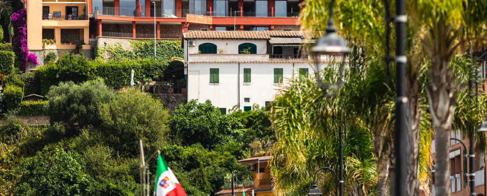 outside view of the facade  